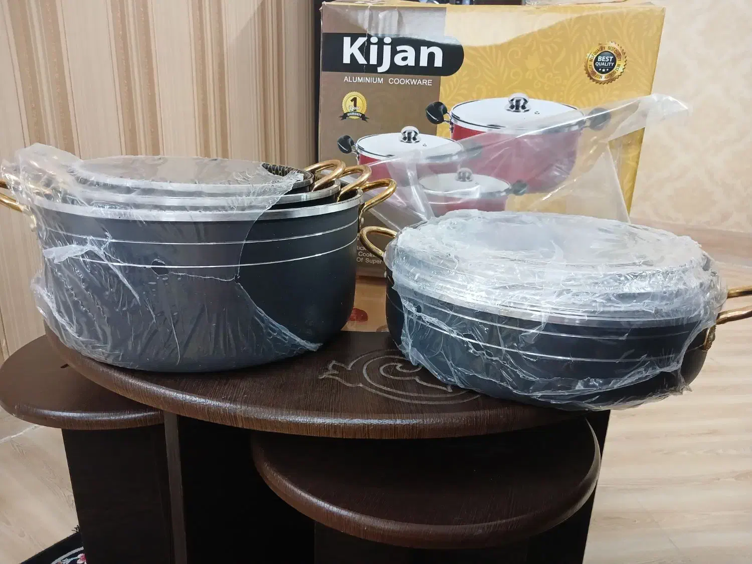 سرویس قابلمه ۷پارچه گرانیت Kijan|ظروف پختوپز|خمین, |دیوار