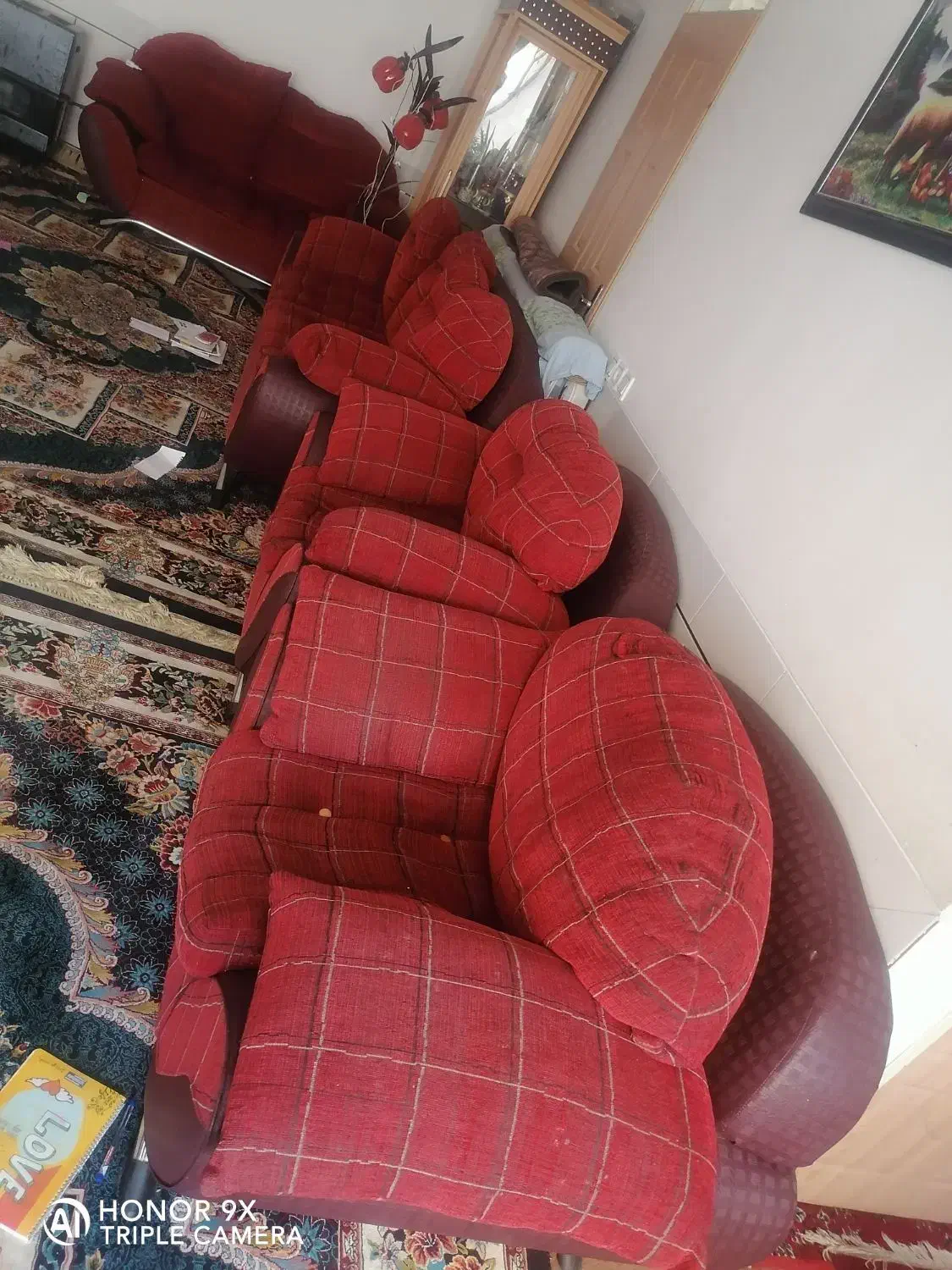 یه دست موبل راحتی تمیز|مبلمان خانگی و میز عسلی|نجفآباد, جلال آباد|دیوار