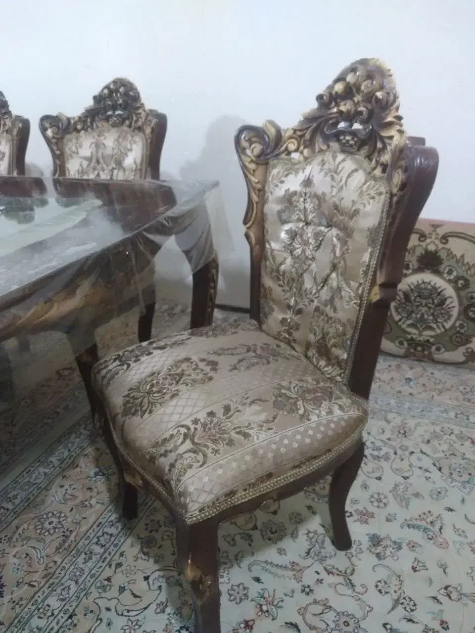 میز ناهارخوری ۸نفره|میز و صندلی غذاخوری|گرگان, |دیوار