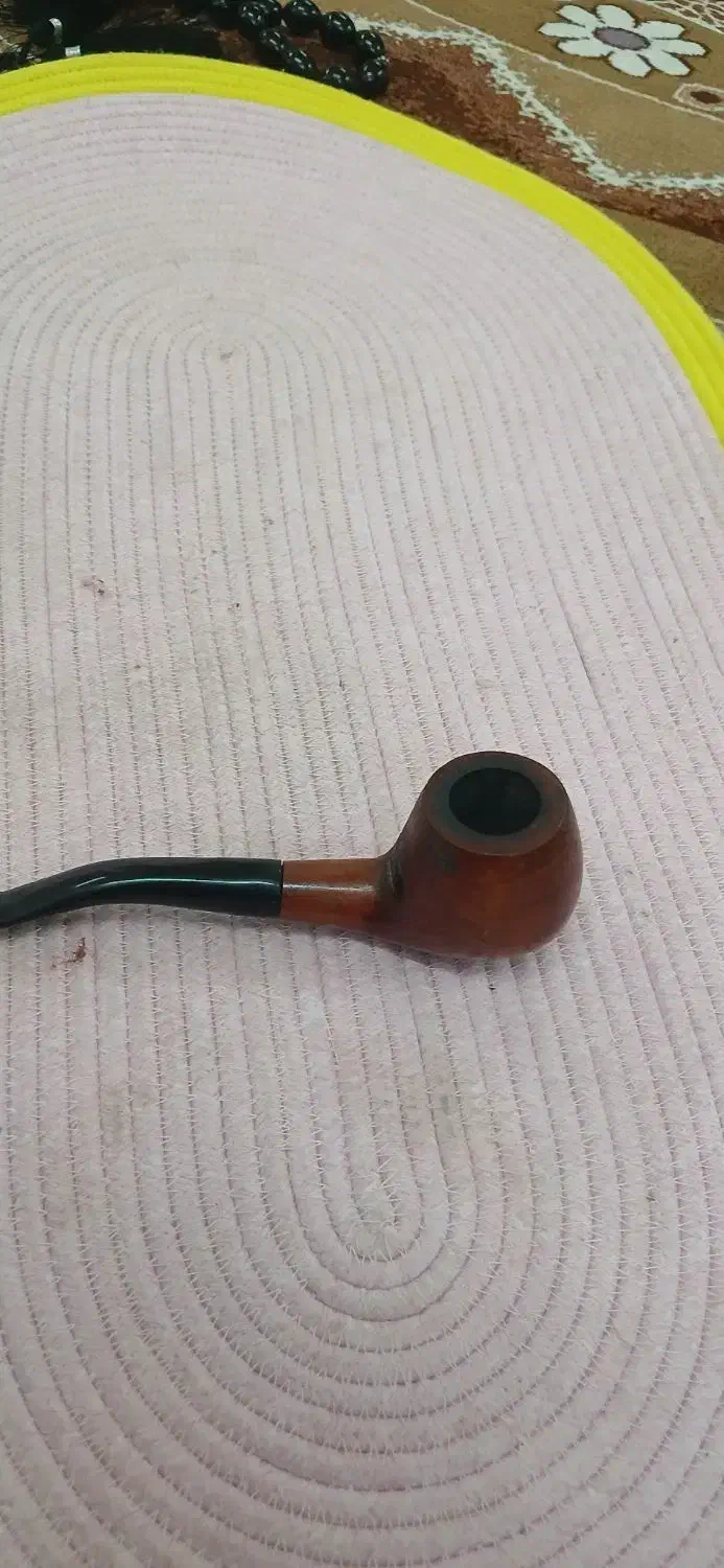 پیپ چوب گردو قدیمی دستاز|کلکسیون اشیاء عتیقه|بندر کنگان, |دیوار