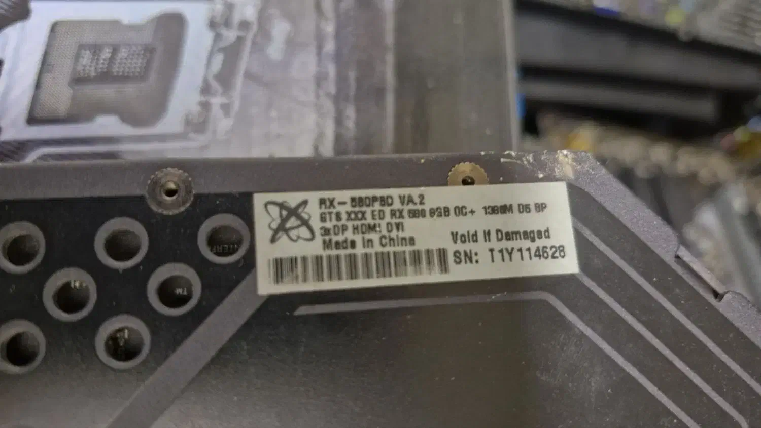 Rx580 xfx 8g|قطعات و لوازم جانبی رایانه|نسیمشهر, |دیوار