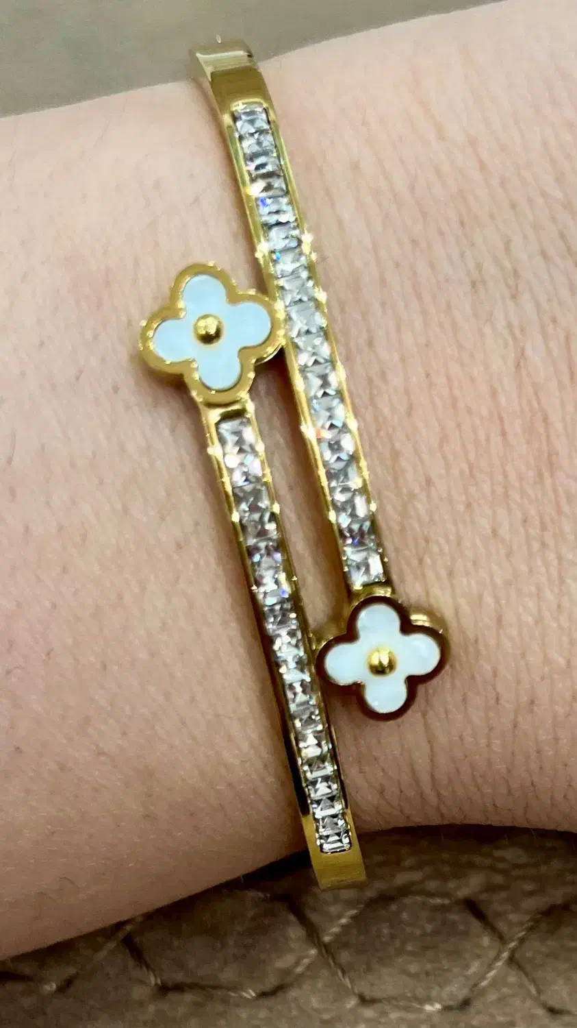 دستبند بنگل رنگ ثابت استیل ضد حساسیت|بدلیجات|تهران, نازی‌آباد|دیوار