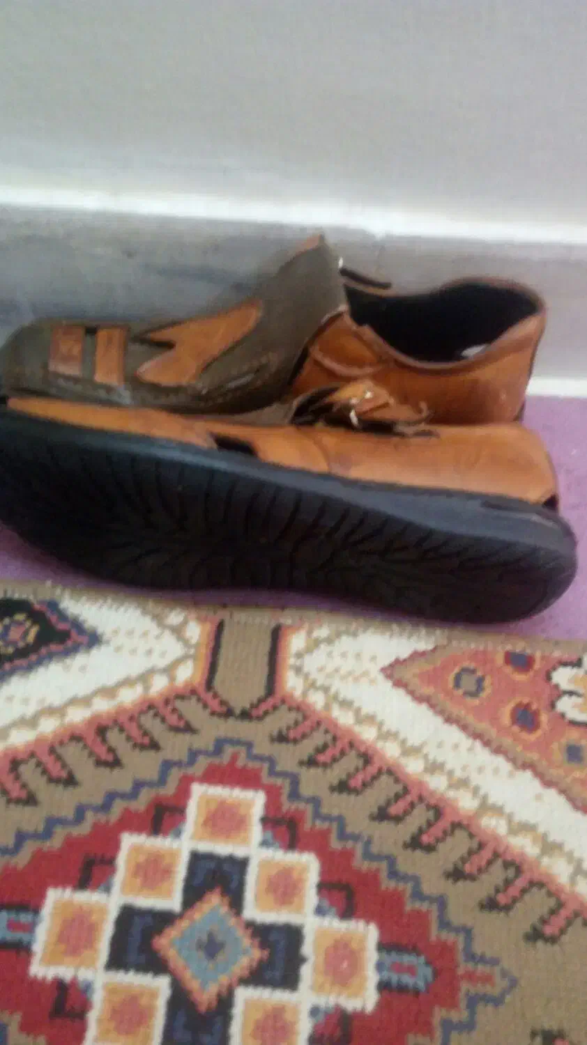 کفش مردانه چرم سایز40|کیف، کفش، کمربند|اصفهان, هفتون|دیوار