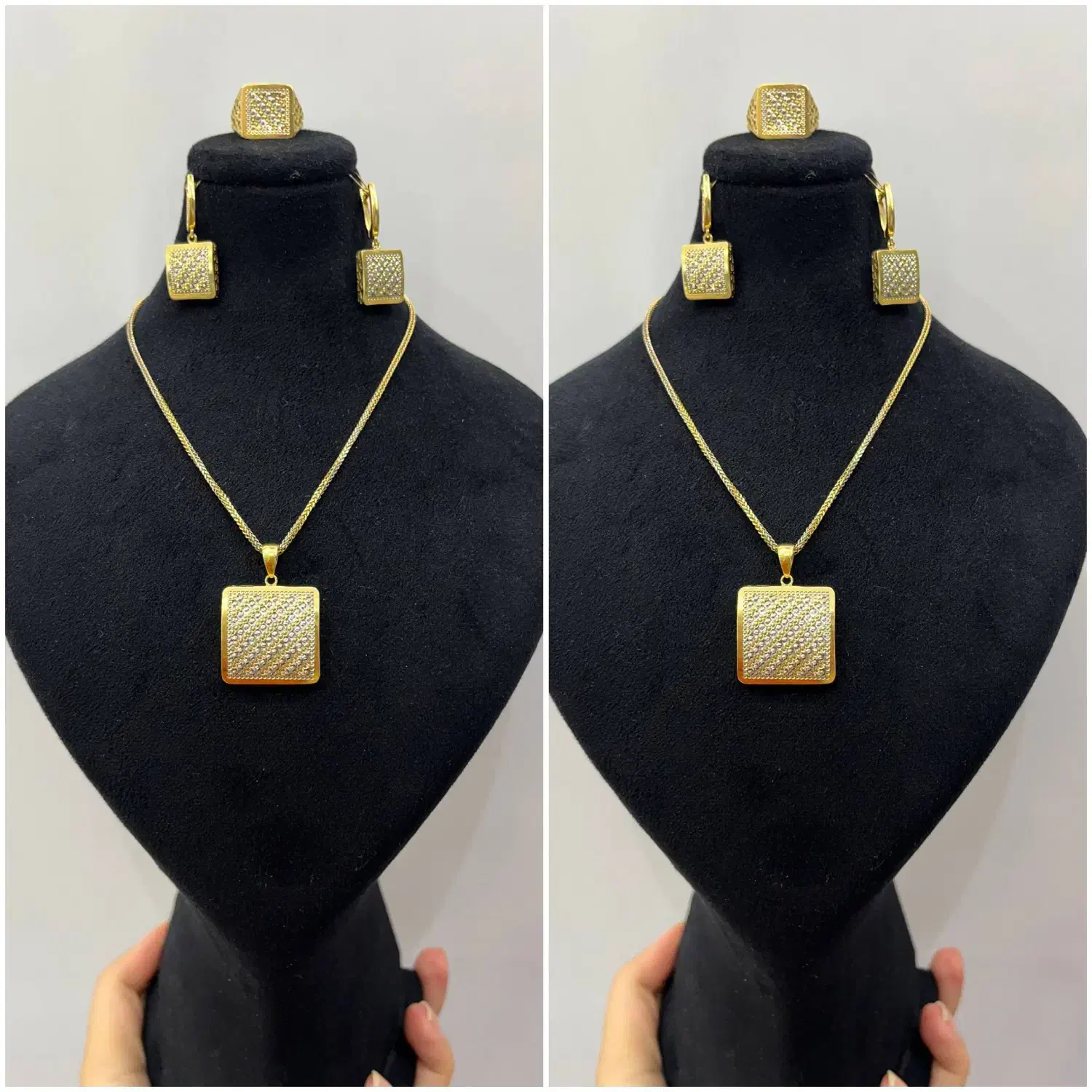 نیم ست بدون اجرت(13.770 گرم)|جواهرات|نیشابور, فردوسی جنوبی|دیوار