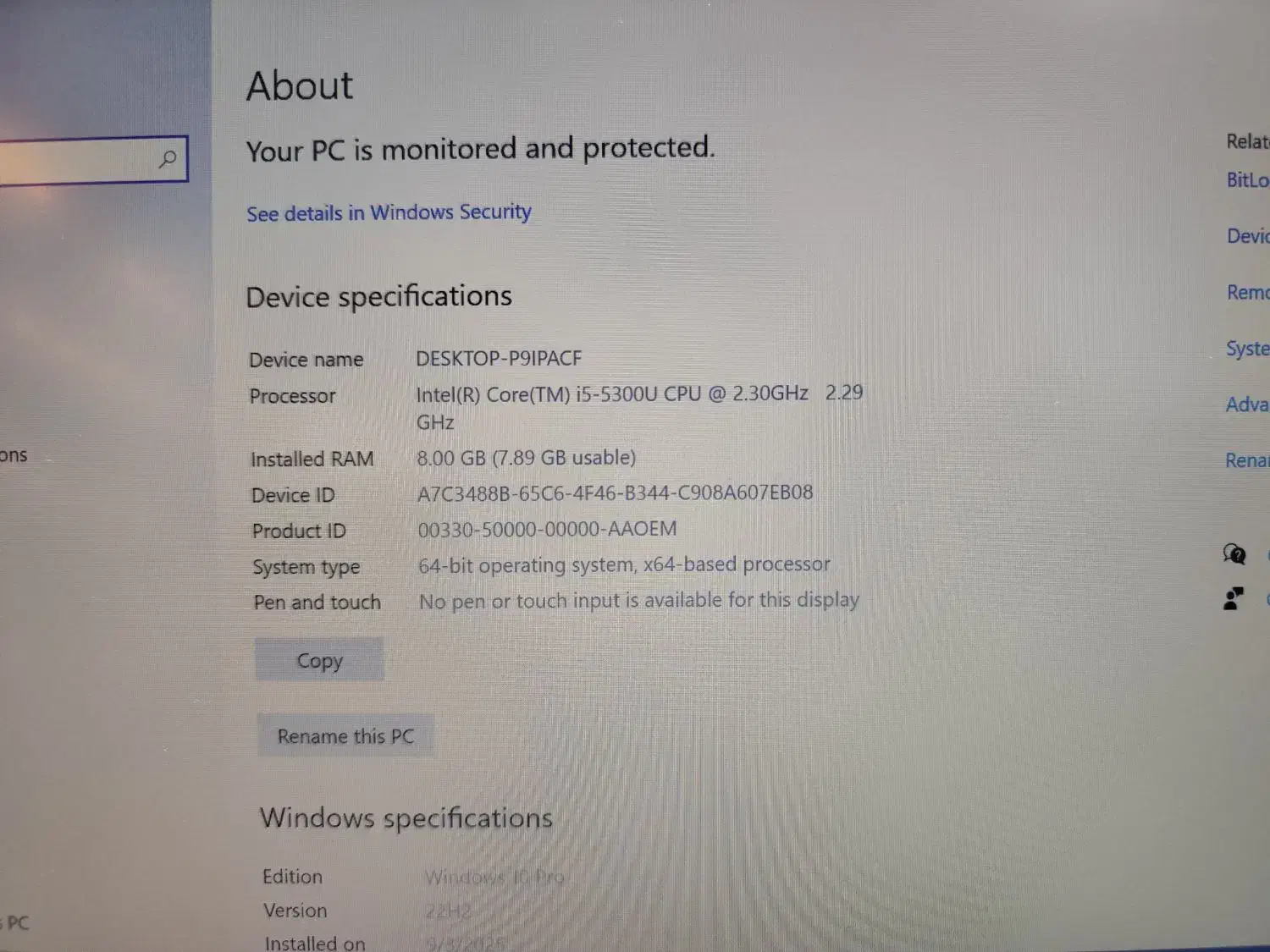لپتاپ دل ۵۴۵۰ ۱۴ اینچ|رایانه همراه|نیشابور, هفده شهریور|دیوار