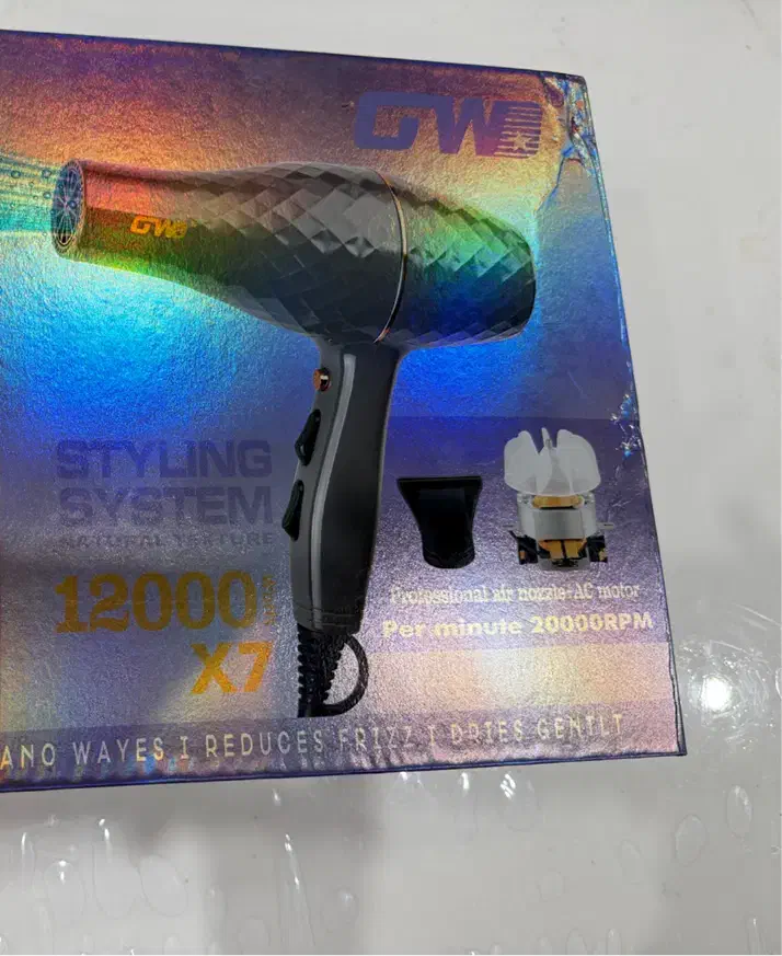 سشوار خانگی وحرفه ایGw x7|آرایشی، بهداشتی، درمانی|دلوار, |دیوار