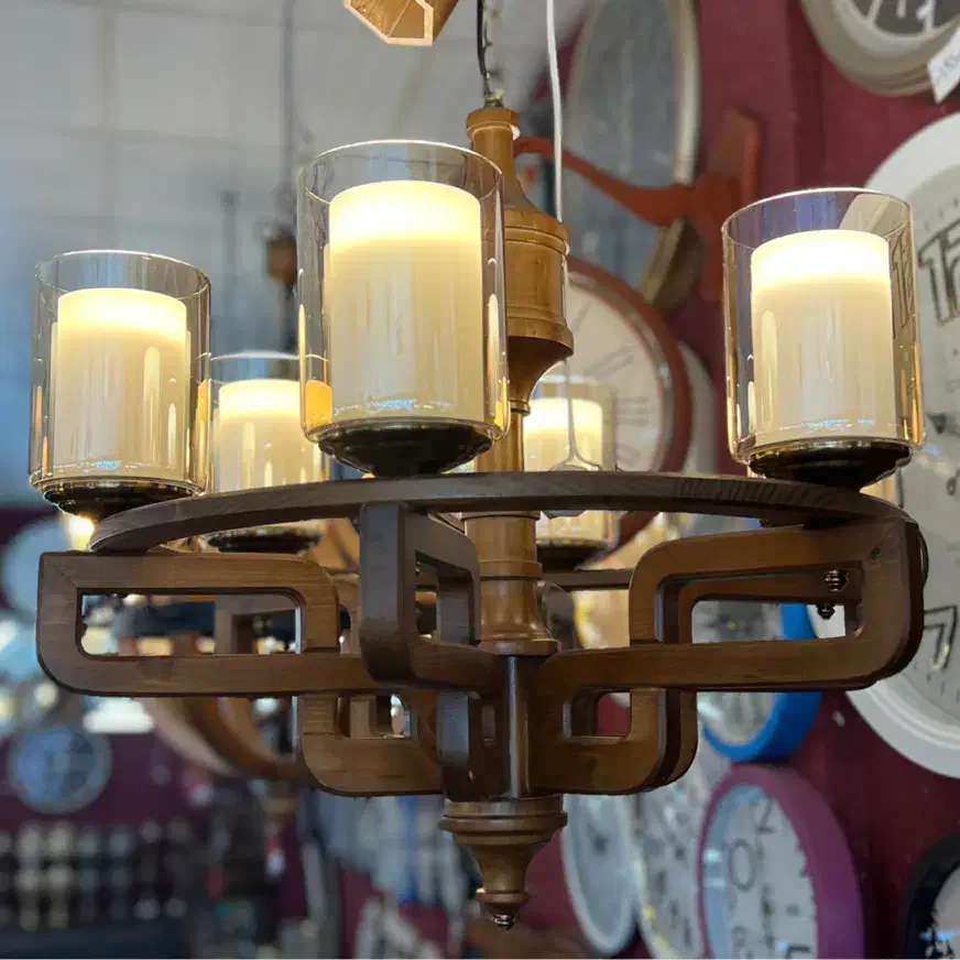 لوستر چوب روسی ورساچ ۶شاخه کادو هدیه جهیزیه کافی|لوستر و چراغ آویز|مشهد, شاهد (شهرک غرب)|دیوار