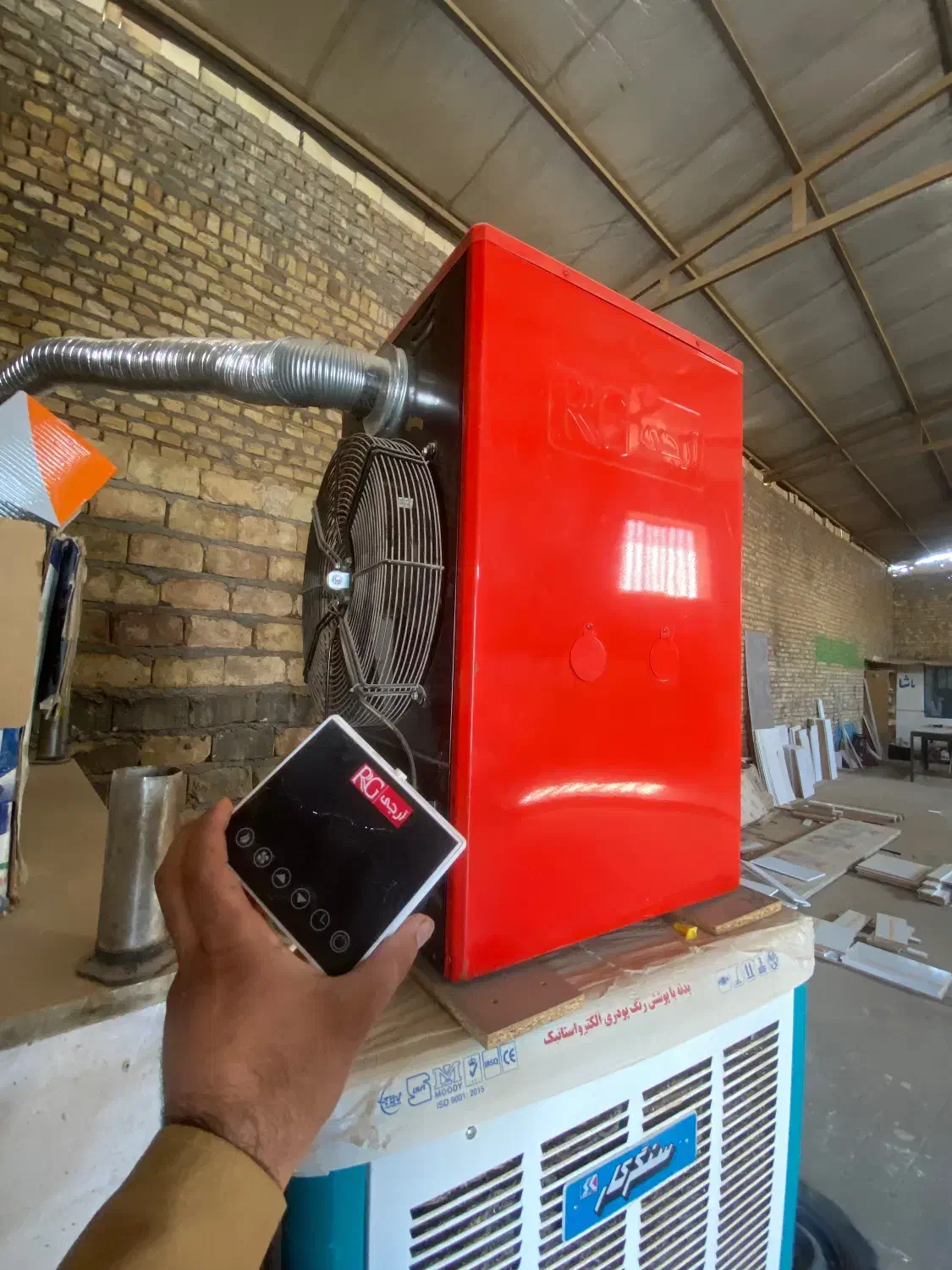 هیتر گاری فن دار|بخاری، هیتر، شومینه|یزد, |دیوار