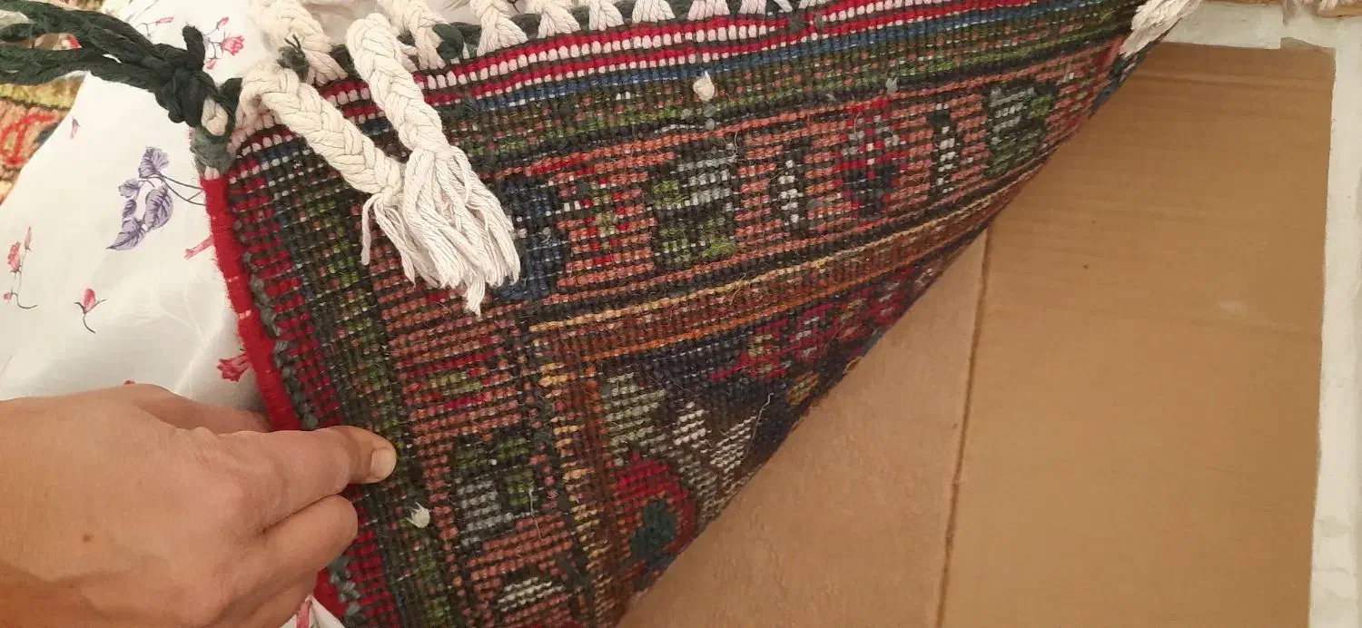 فرش دستباف عالی ۴۰ رج|فرش|خوی, |دیوار