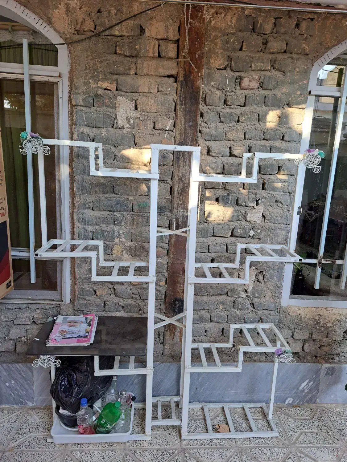 پایه گلدان فلزی|صنایع دستی و سایر لوازم تزئینی|نیشابور, شهرک قدس|دیوار