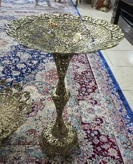 گلدان و جا میوه ای برنز|صنایع دستی و سایر لوازم تزئینی|گلستان (تهران), |دیوار