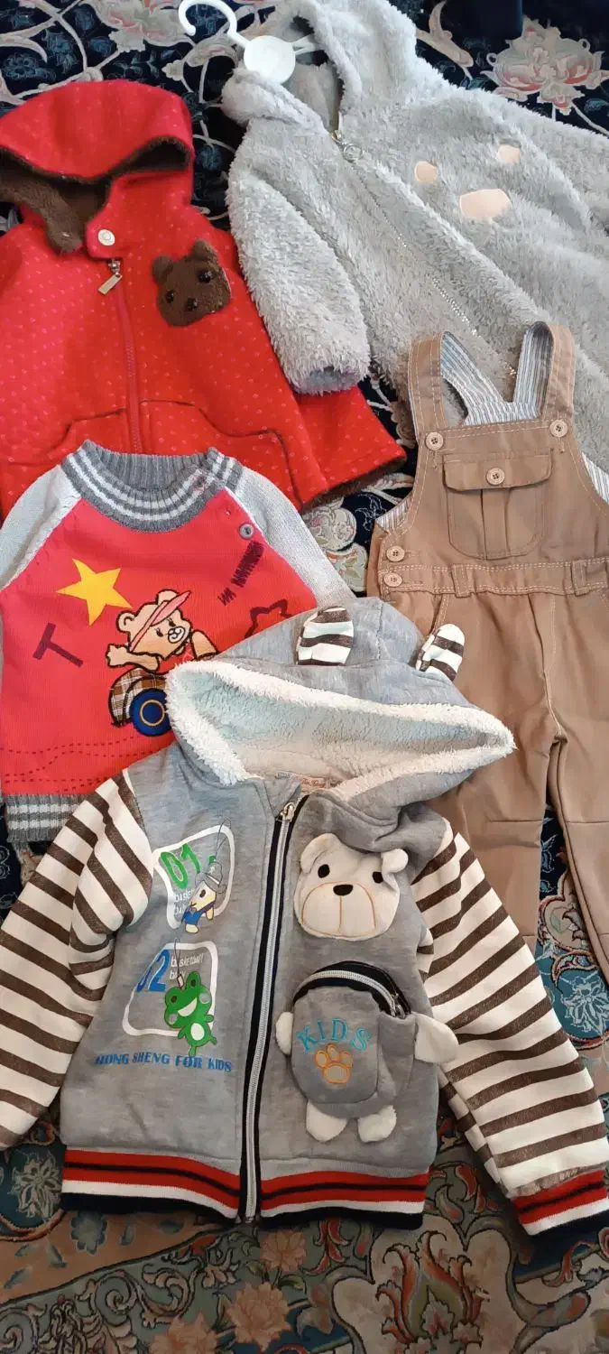 پنج عدد کار زمستونی زیر قیمت لباس بچگانه|کفش و لباس بچه|تهران, بهداشت|دیوار