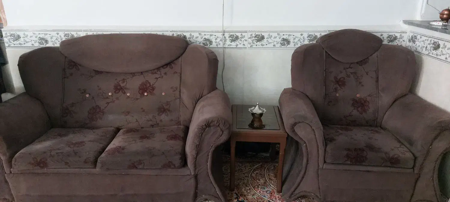 مبل ۷ نفره|مبلمان خانگی و میز عسلی|سلطانیه, |دیوار