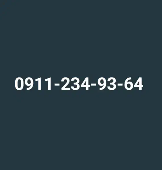 0911-234-93-64 صفر مخابرات|سیم‌کارت|رشت, منظریه|دیوار