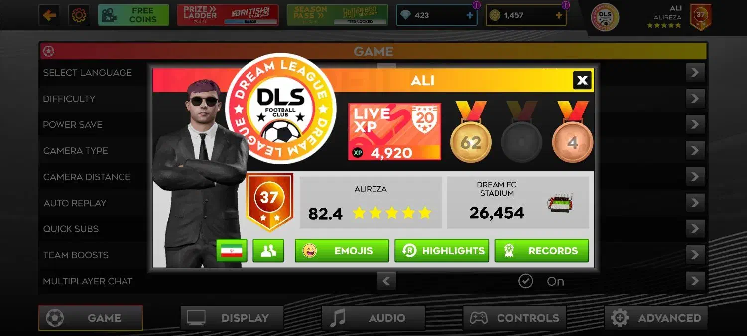 اکانت دریم لیگ|کنسول، بازی ویدئویی و آنلاین|قرچک, باقرآباد|دیوار