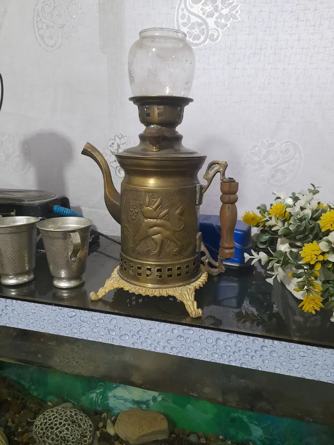 فروش ظروف مسی قدیمی|کلکسیون اشیاء عتیقه|بابل, |دیوار