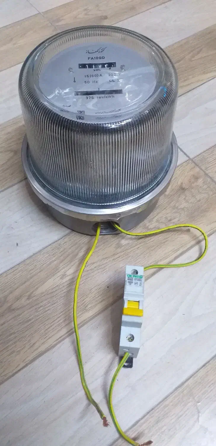 کنتورفرعی تک فاز برق با کلید مینیاتوری|مصالح و تجهیزات ساختمان|اصفهان, گرکان|دیوار