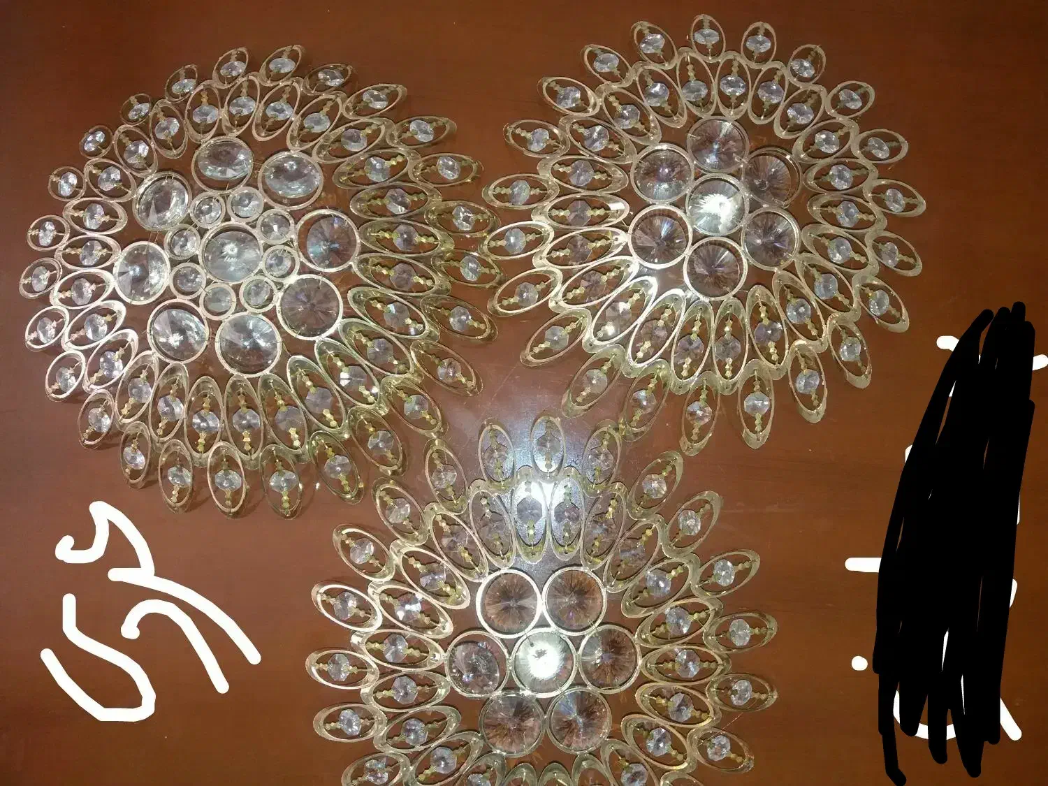 لوستر و جاشمعی|لوستر و چراغ آویز|ارومیه, |دیوار