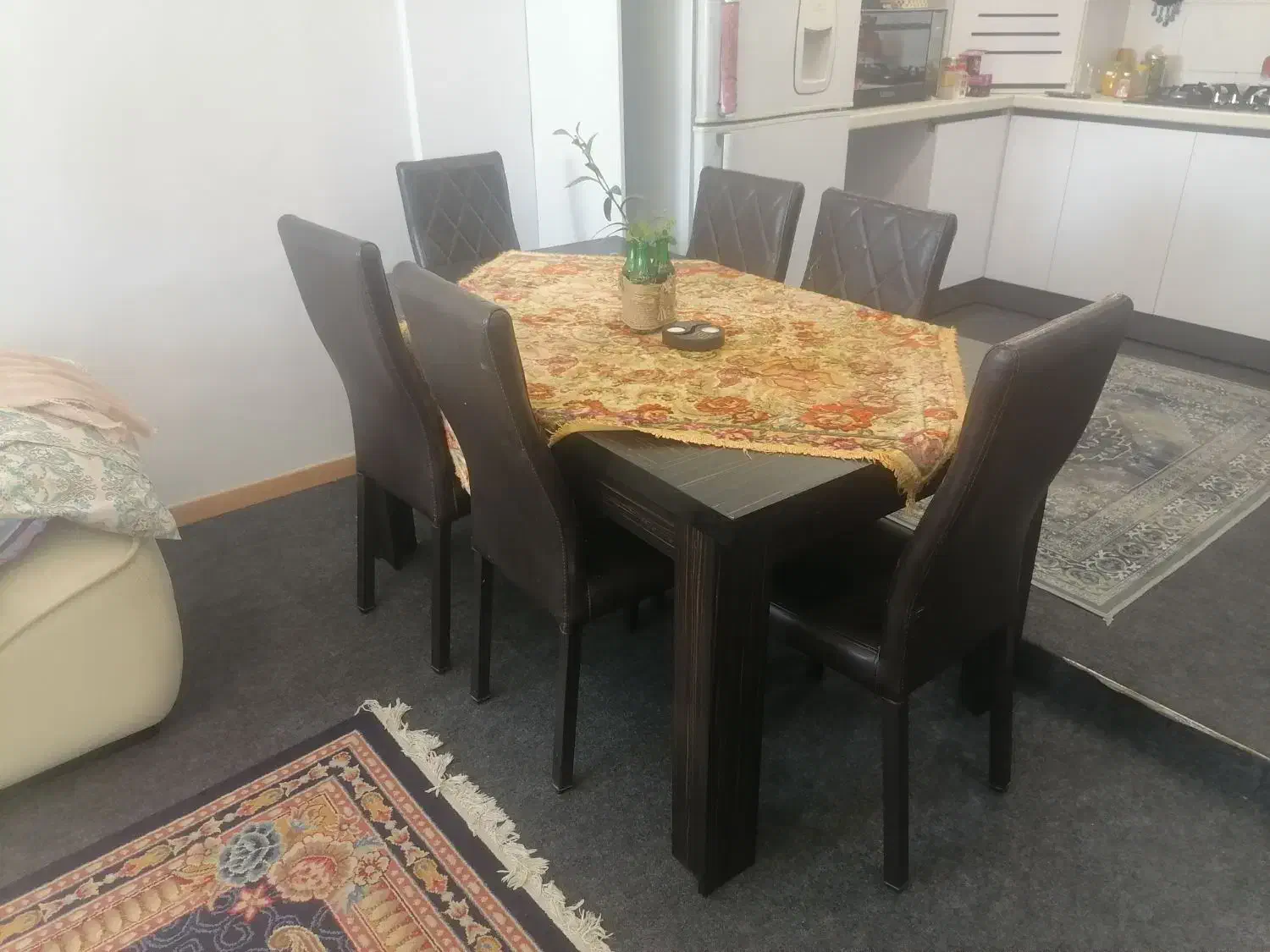 میز ناهار خوری 6 نفره|میز و صندلی غذاخوری|صدرا-فارس, فاز ۱|دیوار