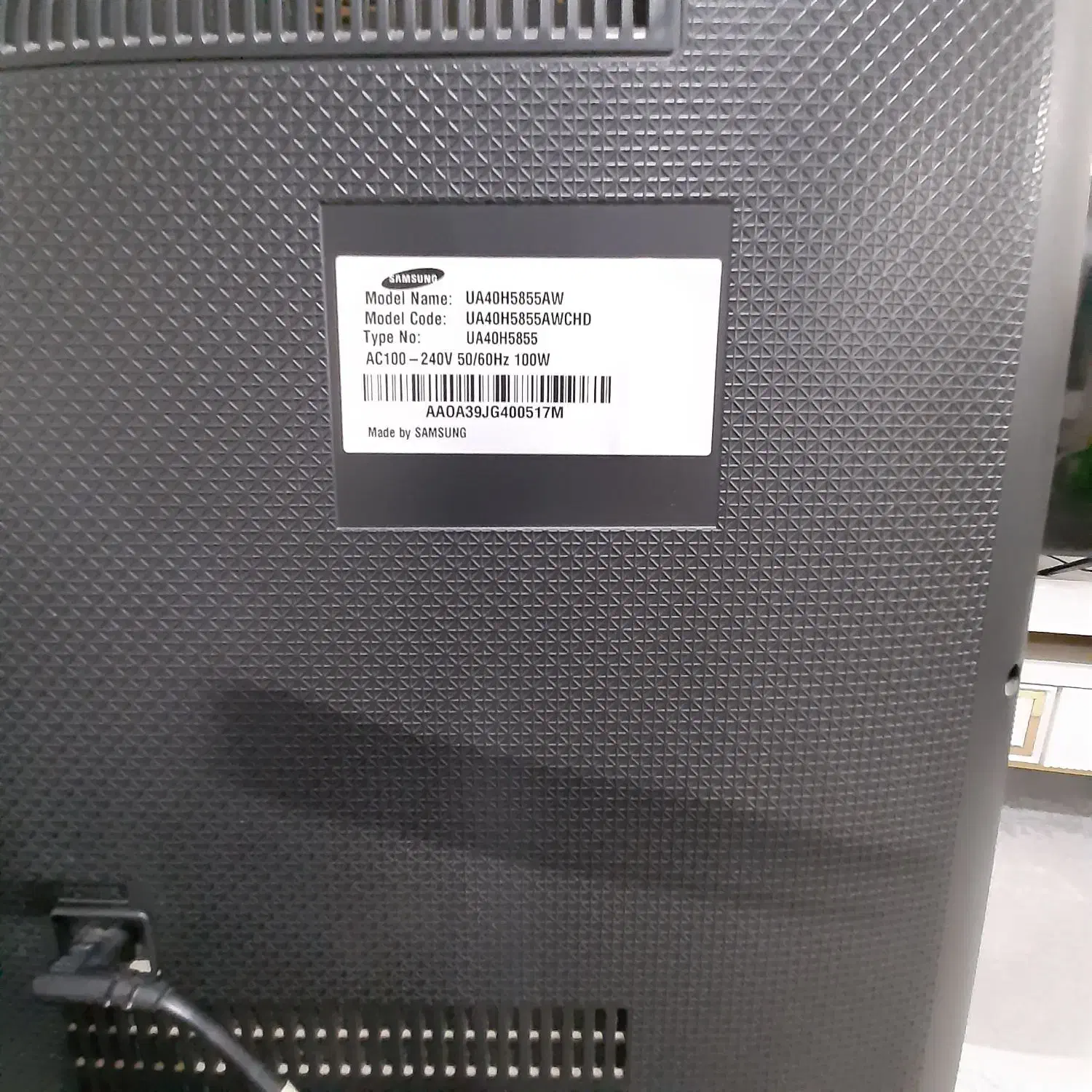 تلویزیون ۴۰اینچ سامسونگ|تلویزیون و پروژکتور|پاکدشت, حصار امیر|دیوار