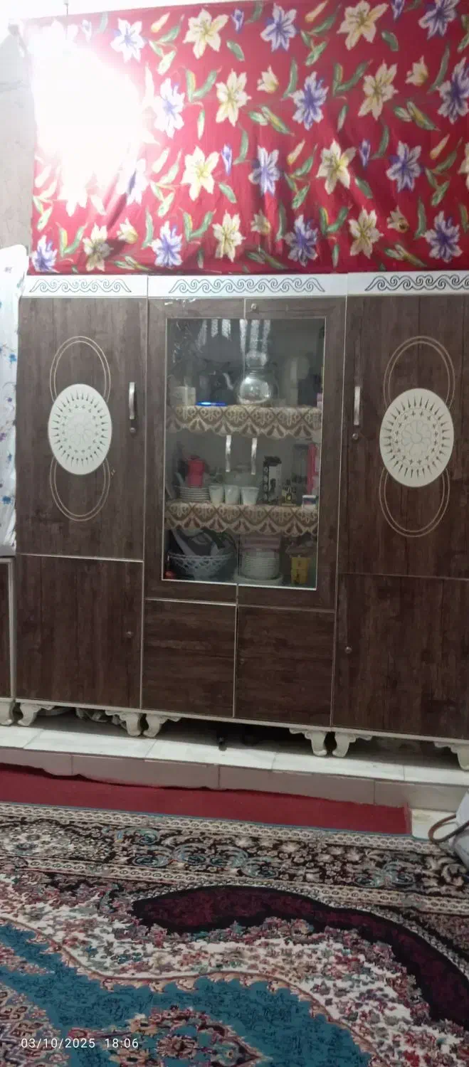 کمدوبوفه|بوفه، ویترین، کنسول|حمیدیه, |دیوار