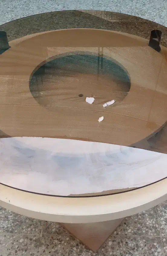 میز ناهار خوری ۴ نفره گِرد بدون صندلی|میز و صندلی غذاخوری|اندیمشک, |دیوار