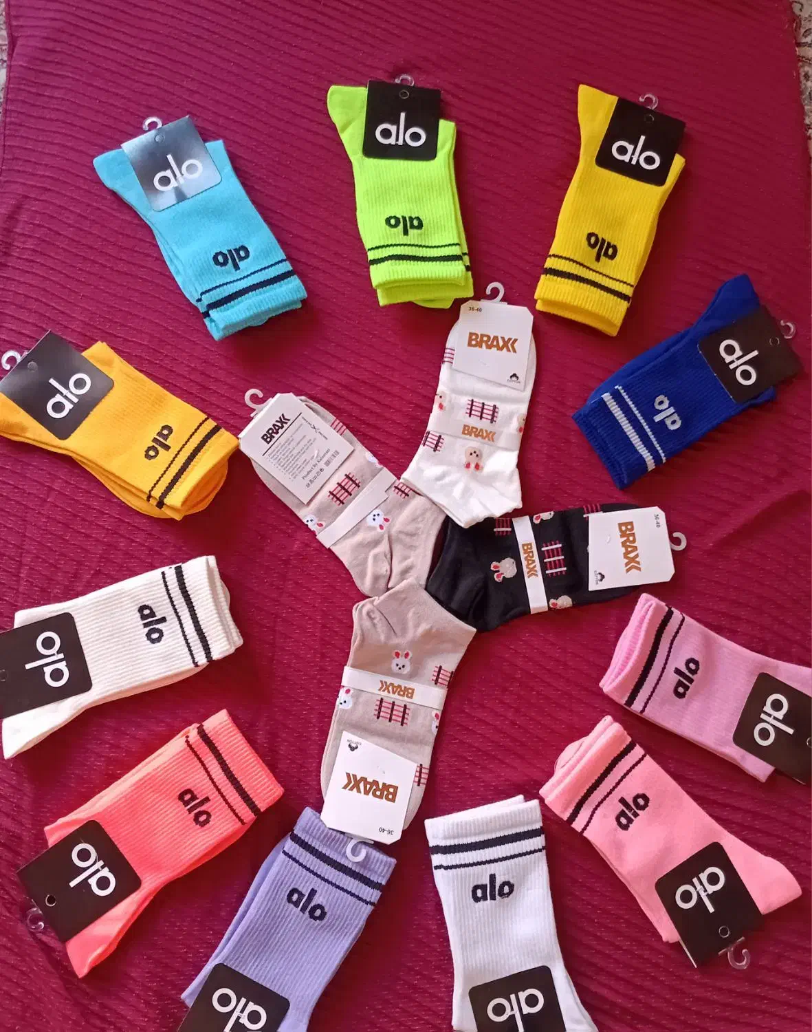 جورابهای اسپرت ساقداروبدون ساق موجوداست|لباس|کرمانشاه, |دیوار