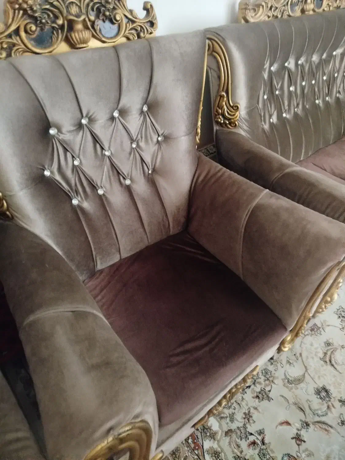 یک دست مبل راحتی|مبلمان خانگی و میز عسلی|مشهد, فلسطین|دیوار