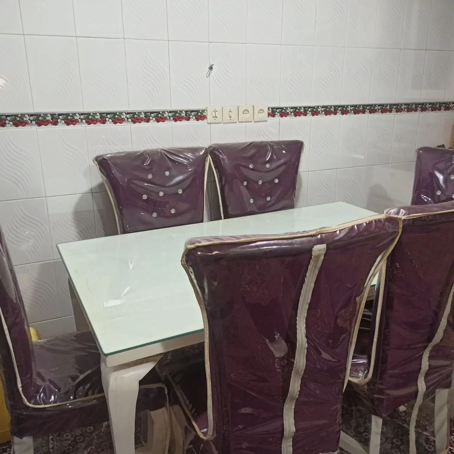 میز ناهارخوری|میز و صندلی غذاخوری|برازجان, |دیوار