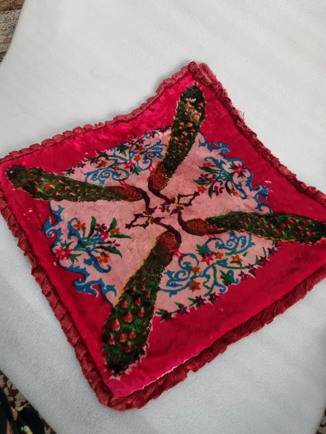 روکوسنی مخمل قدیمی|پرده، رانر، رومیزی|رشت, چله خانه|دیوار