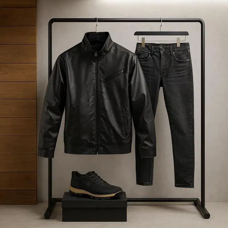 کاپشن چرم مردانه مدل Artim ویژه.پرداخت در محل|لباس|تهران, سازمان آب|دیوار