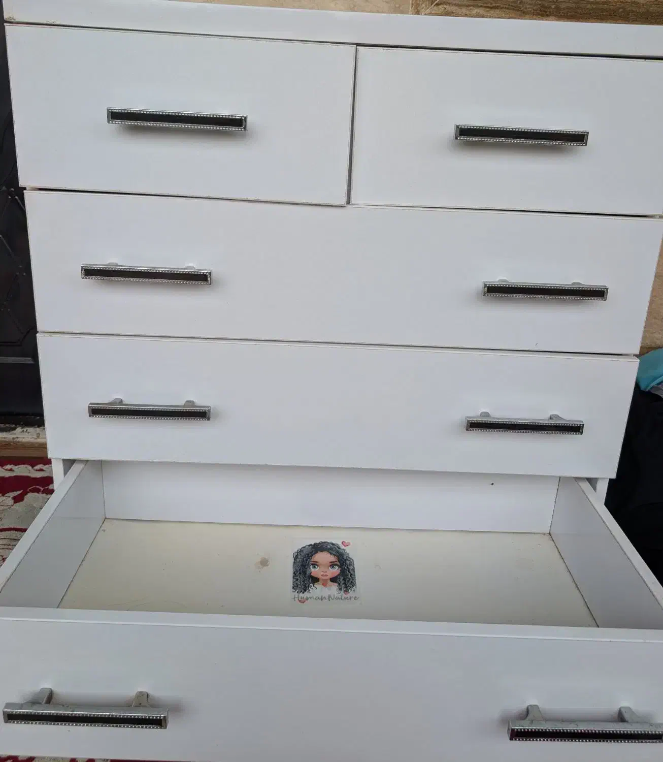 کمد دراور سفید|جاکفشی، کمد، دراور|صومعهسرا, |دیوار