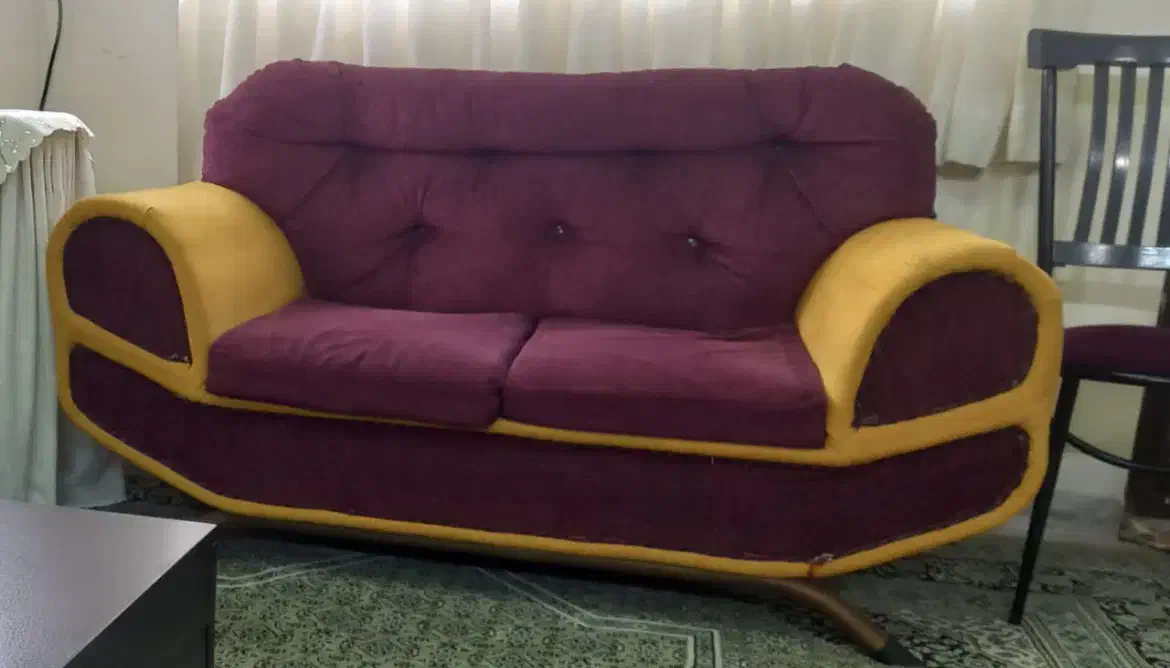 فروش مبل ۷ نفره|مبلمان خانگی و میز عسلی|قائم‌شهر, |دیوار