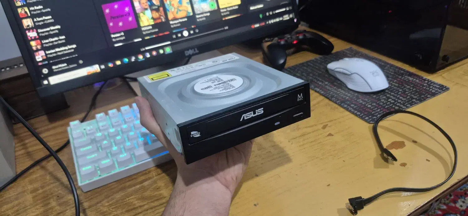 دی وی دی رایتر ایسوس مدل DRW-24D5MT|قطعات و لوازم جانبی رایانه|بوشهر, |دیوار