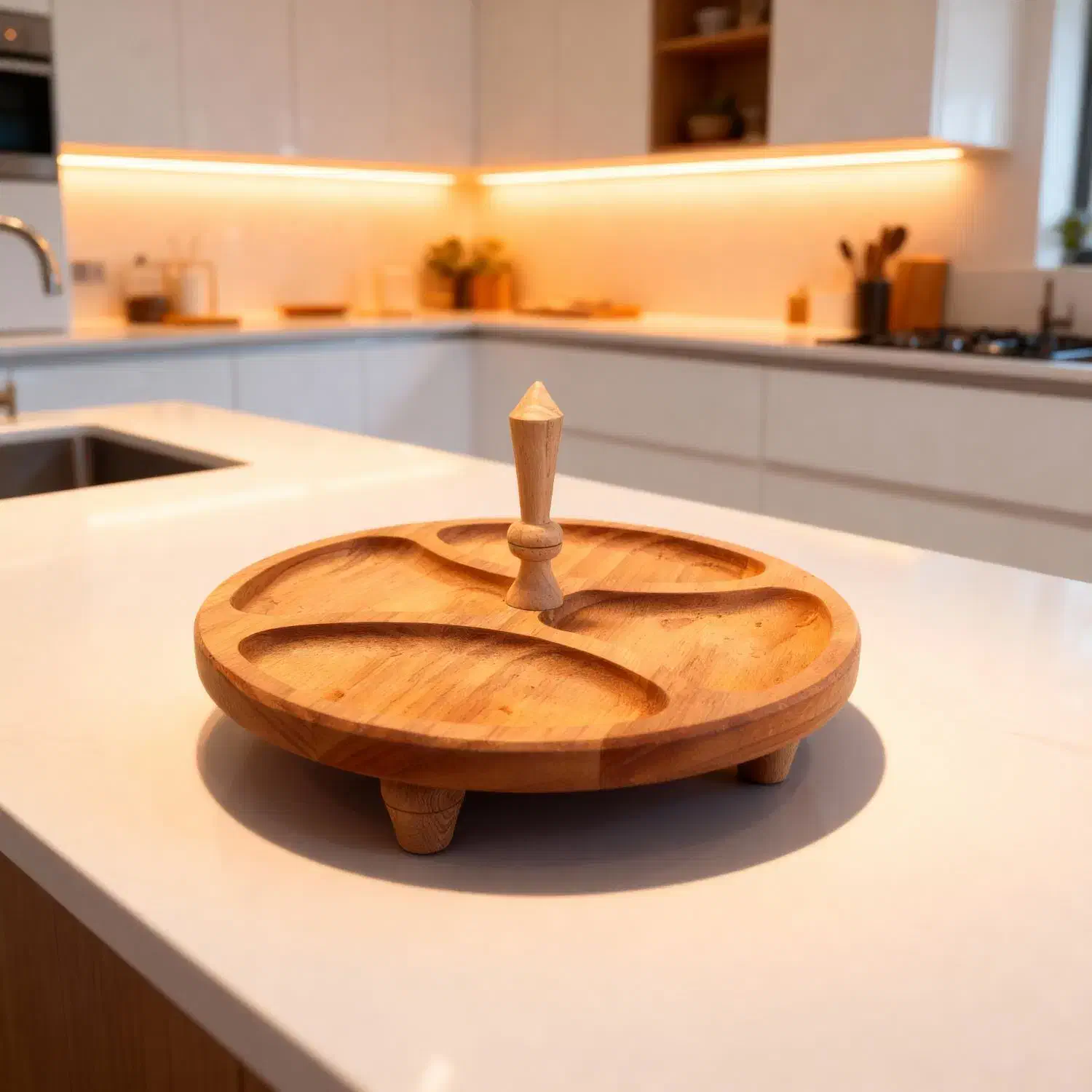 ظروف شب یلدای چوبی|ظروف سرو و پذیرایی|خمینی‌شهر, |دیوار