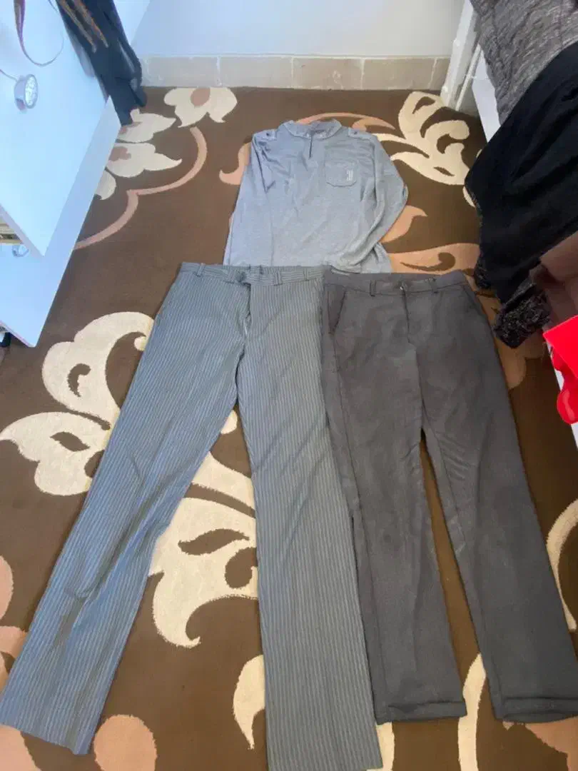 شلوار پارچه ای سایز متوسط بزای افراد لاغر اندام|لباس|سمنان, |دیوار