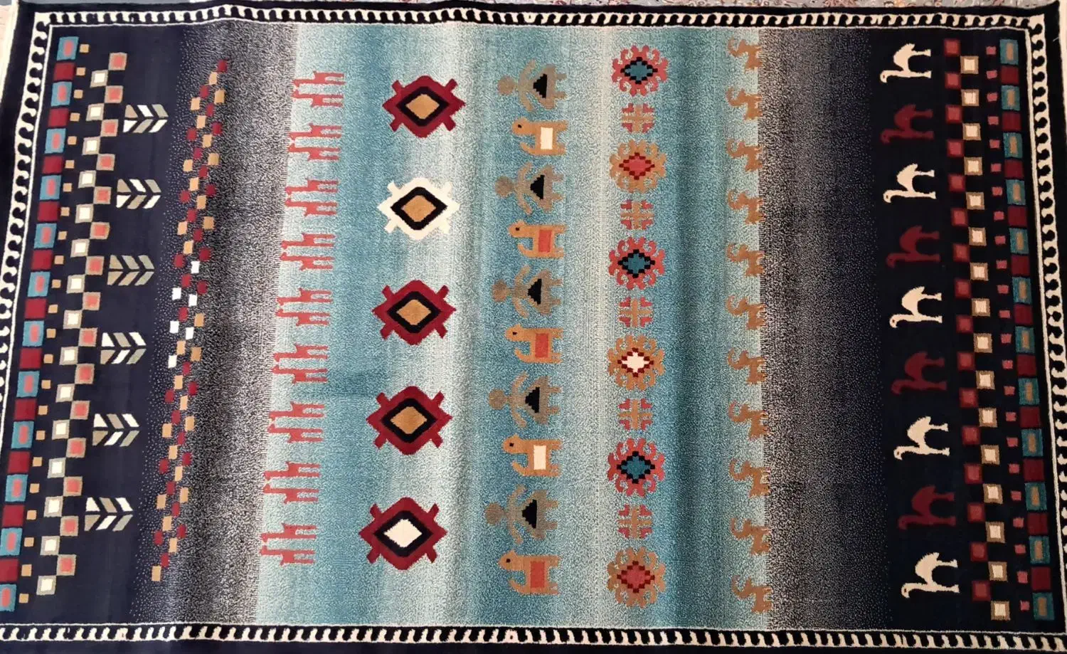 گلیم فرش نو ۶متری|گلیم، جاجیم، گبه|نورآباد, |دیوار