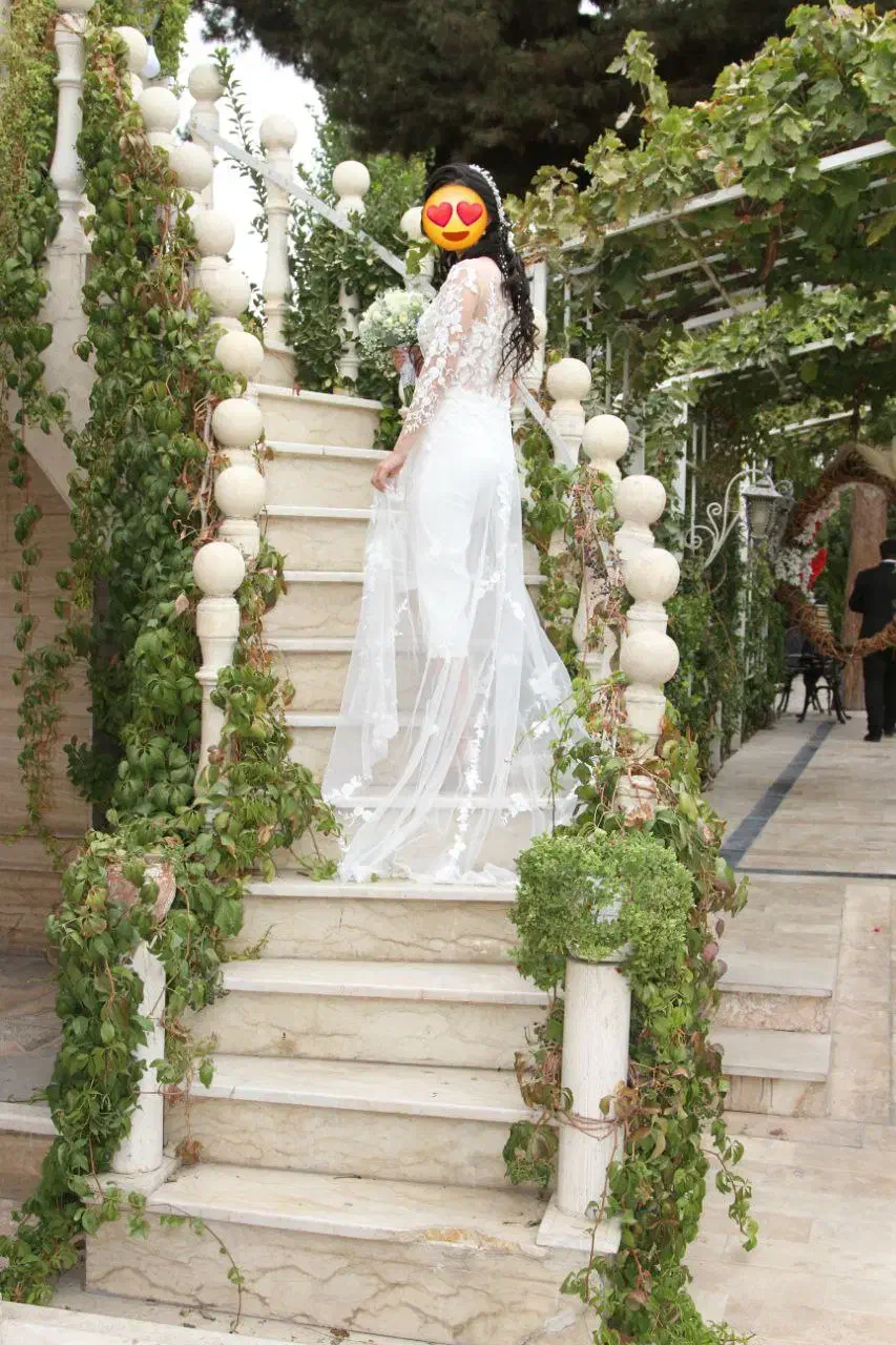 لباس عقدو نامزدی پارچه و تور فرانسوی|لباس|فردیس, فردیس|دیوار