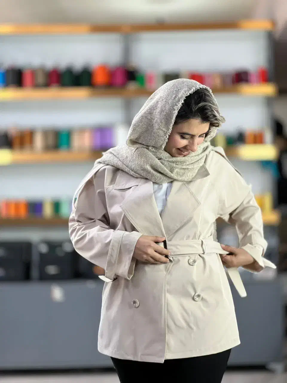 کت کتان یقه انگلیسی|لباس|ملارد, |دیوار