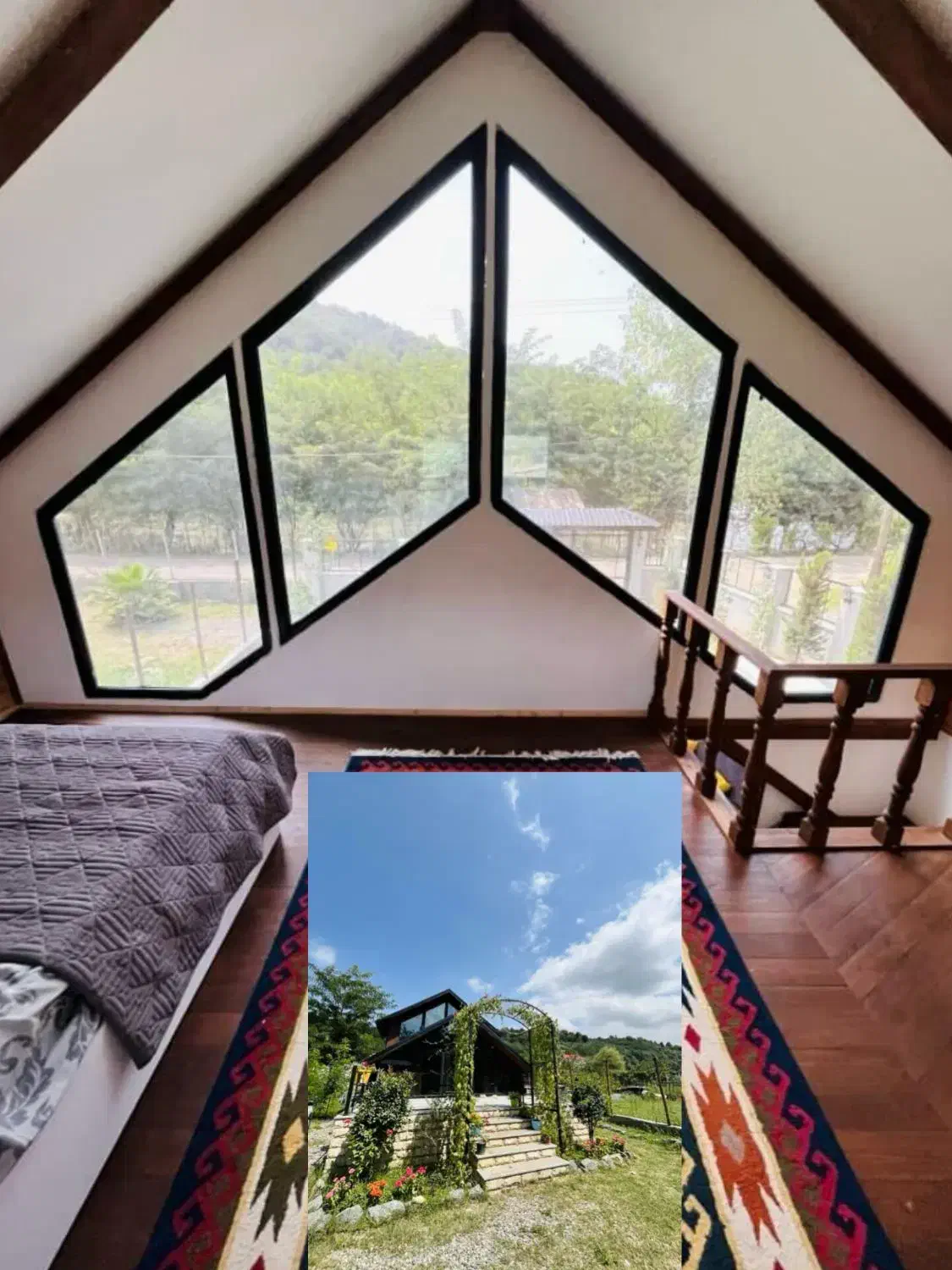 ویلای سوئیسی تمیز در بهترین نقطه نزدیک رشت|اجارهٔ کوتاهمدت ویلا و باغ|رشت, گیل|دیوار