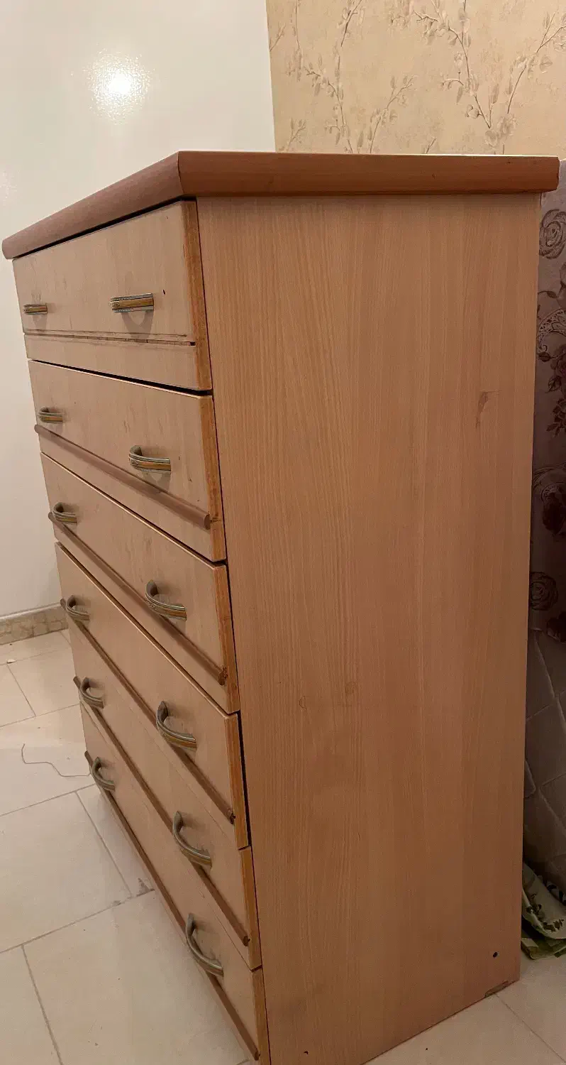 دراور ام دی اف ریل کشو ها کاملا سالم|جاکفشی، کمد، دراور|تهران, باغ فیض|دیوار