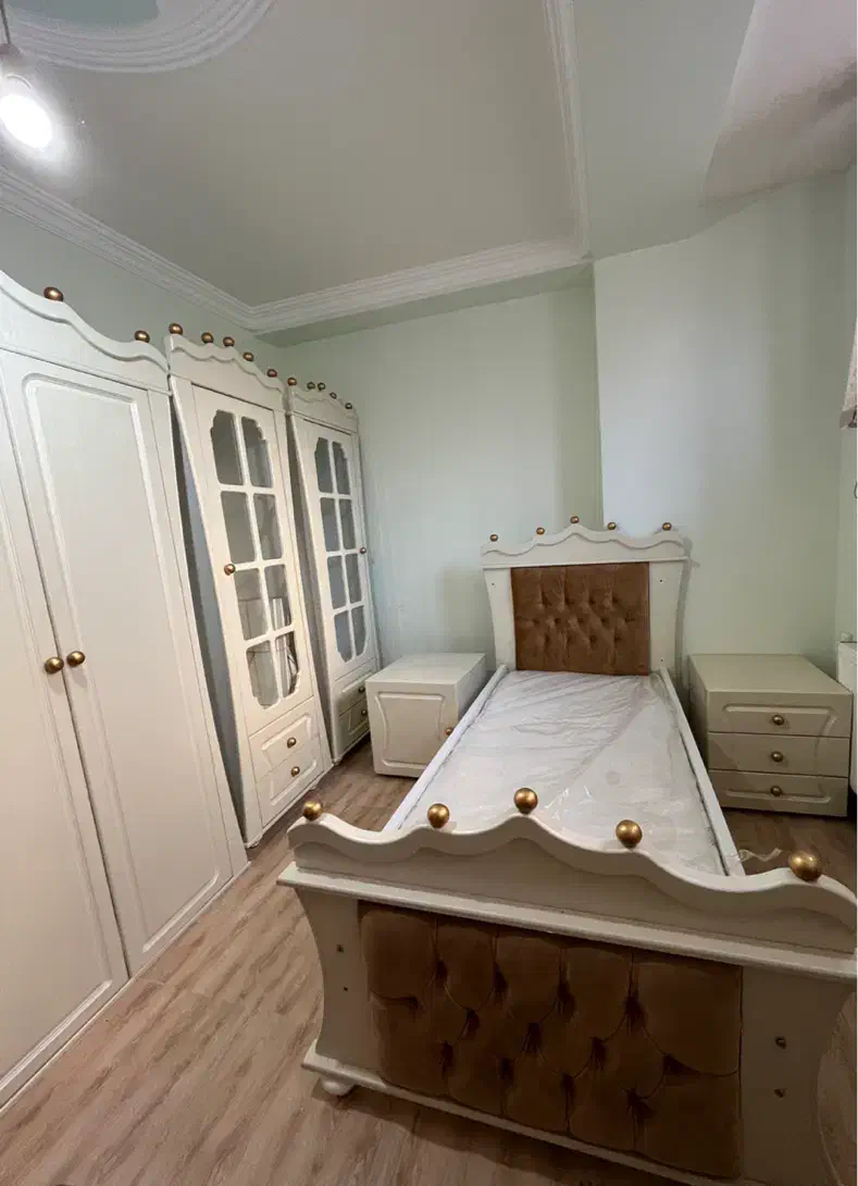 سرویس خواب نوزاد و نوجوان ام دی اف وکیوم در حد نو|تخت و سرویس خواب|ارومیه, |دیوار