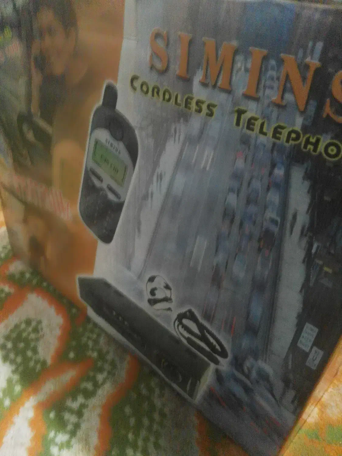 تلفن بیسیم برد بالا با آنتن ودستگاه|تلفن رومیزی|فلاورجان, |دیوار