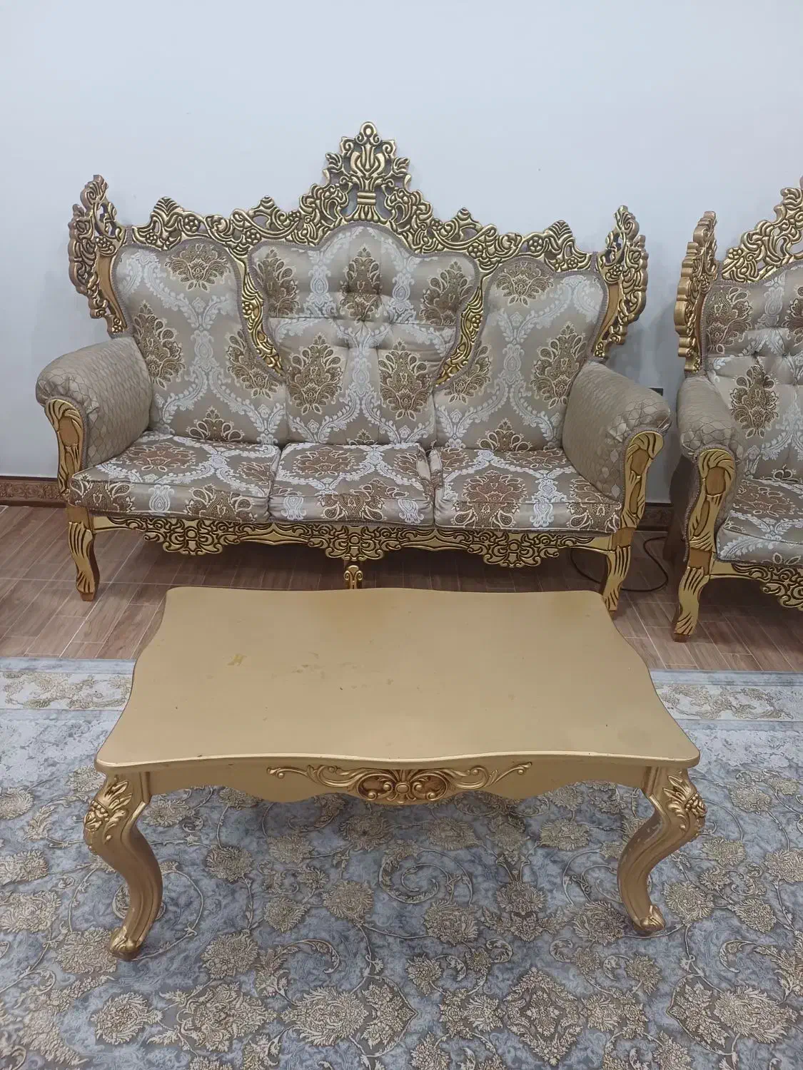 مبل سلطنتی ۷ نفره بسیار زییا|مبلمان خانگی و میز عسلی|بانه, |دیوار