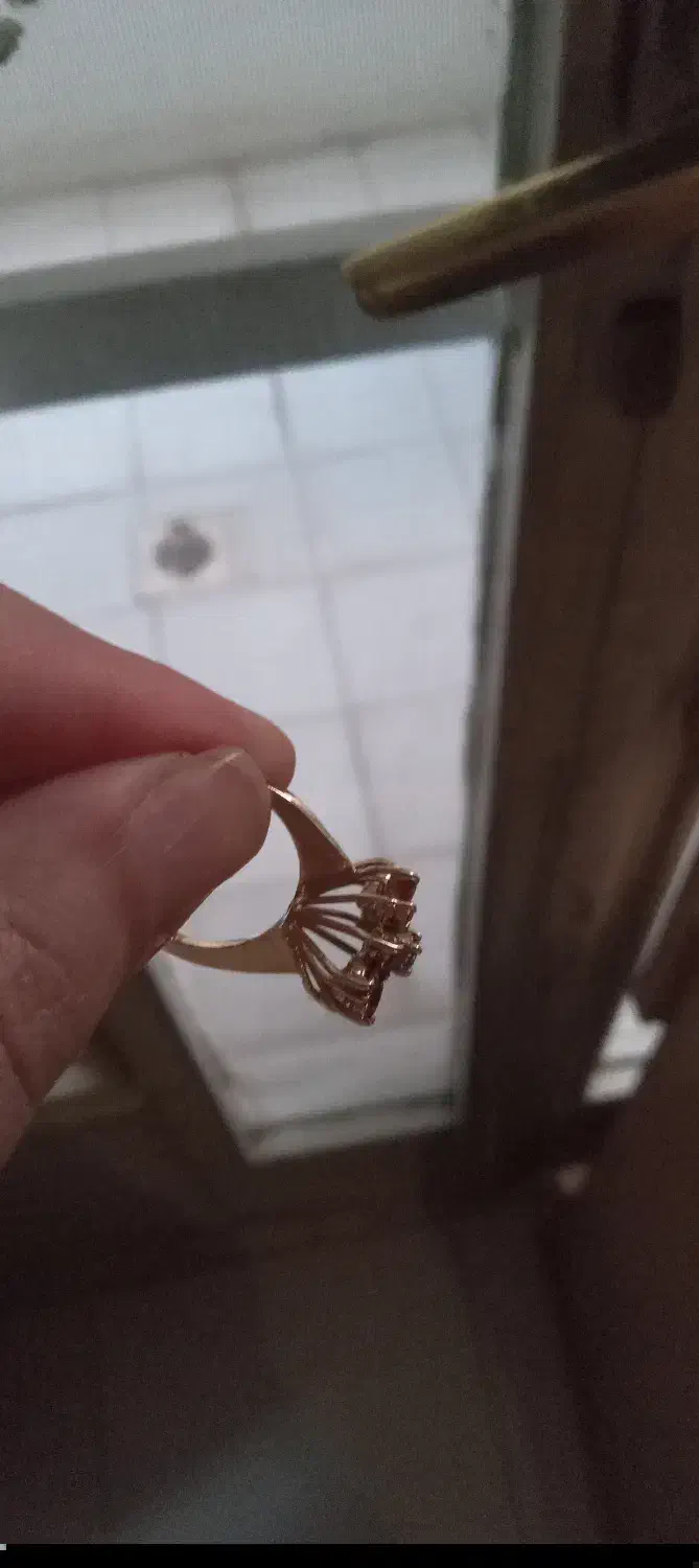 انگشترجواهریاقوت قدیمی باالماس وپایه طلا|جواهرات|تهران, فرمانیه|دیوار