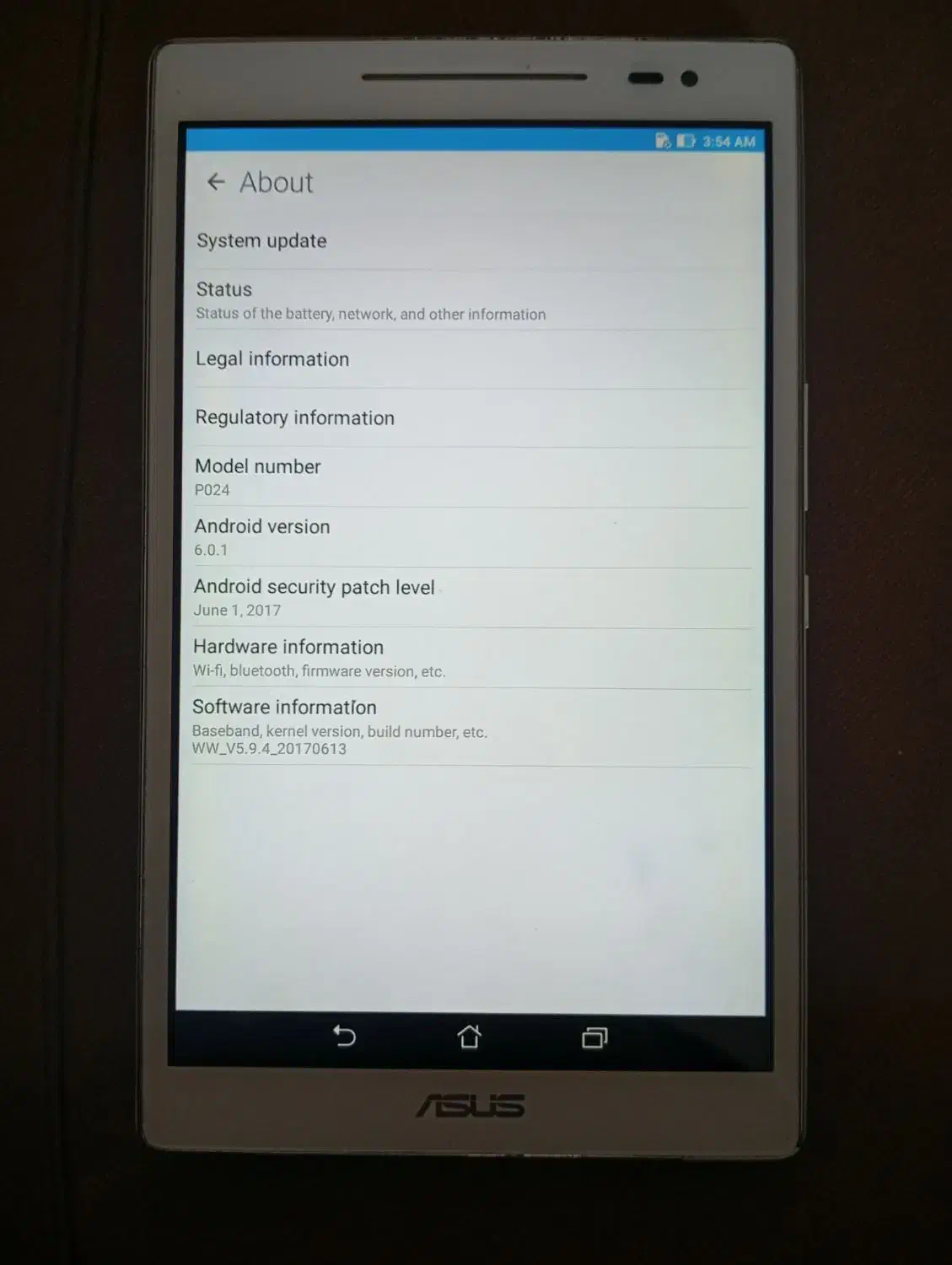 تبلت اسیسوس هشت اینچ|تبلت|تهران, دولتخواه جنوبی|دیوار