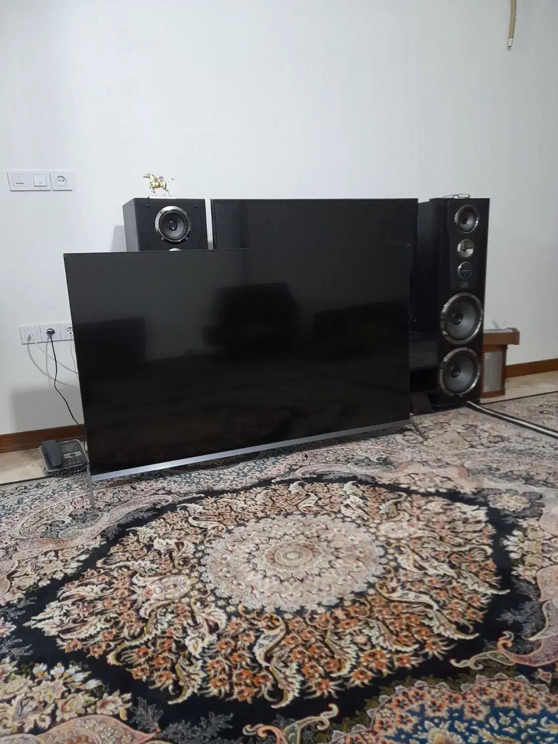 ال ای دی پنل شکسته 65 تی سی ال|تلویزیون و پروژکتور|گلستان (تهران), |دیوار