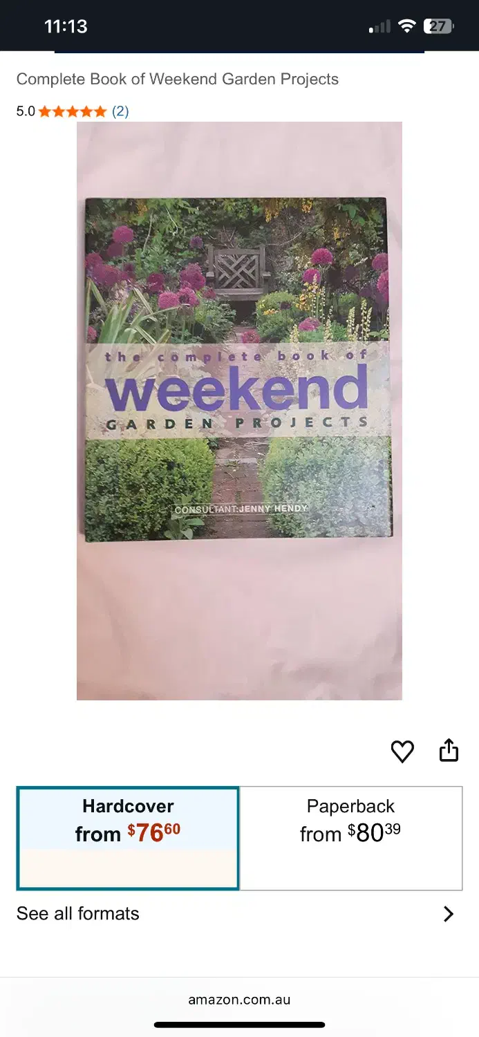 کتاب طراحی و فضای سبز  Weekend garden project|کتاب و مجله آموزشی|تهران, شارق|دیوار