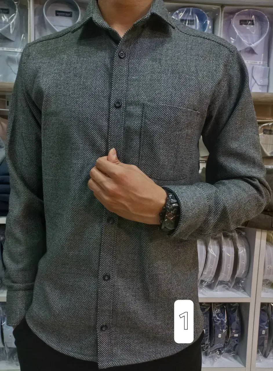 پیراهن مردانه پشمی ساده قواره ازاد|لباس|مشهد, سپاد|دیوار