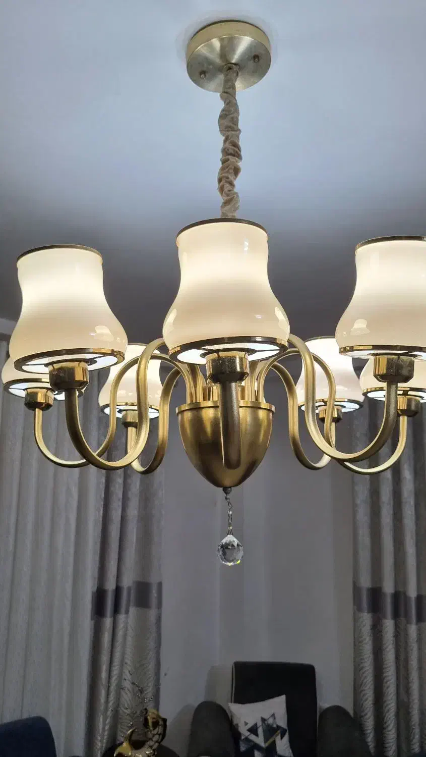 لوستر ۸ شاخه|لوستر و چراغ آویز|اندیشه, اندیشه فاز ۱|دیوار